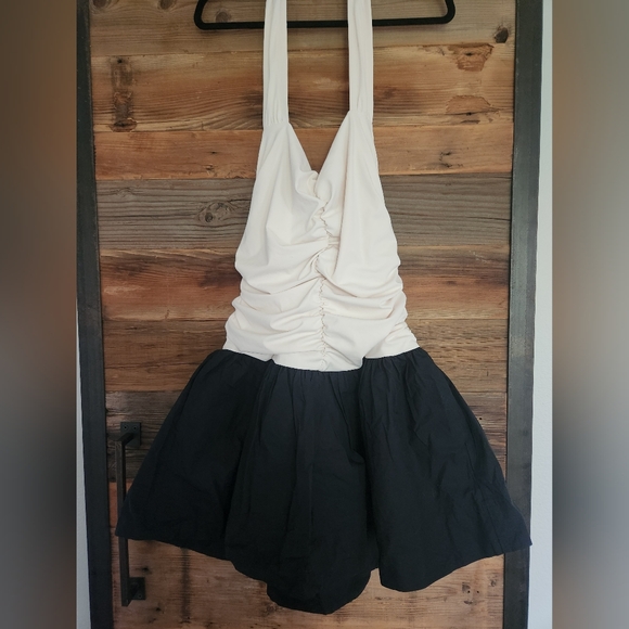 NWT Anthropologie Maeve Halter Twofer Mini Dress Size Large - Picture 6 of 9